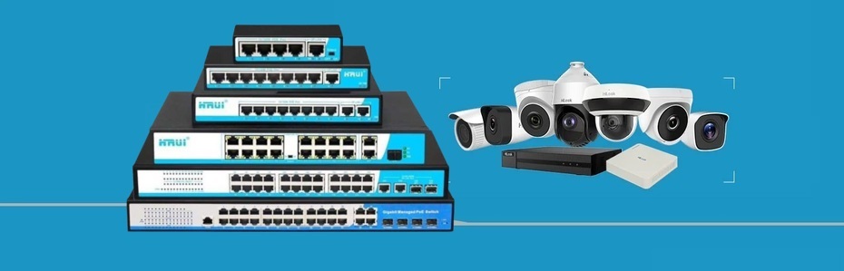 Switch PoE lắp đặt Camera IP
